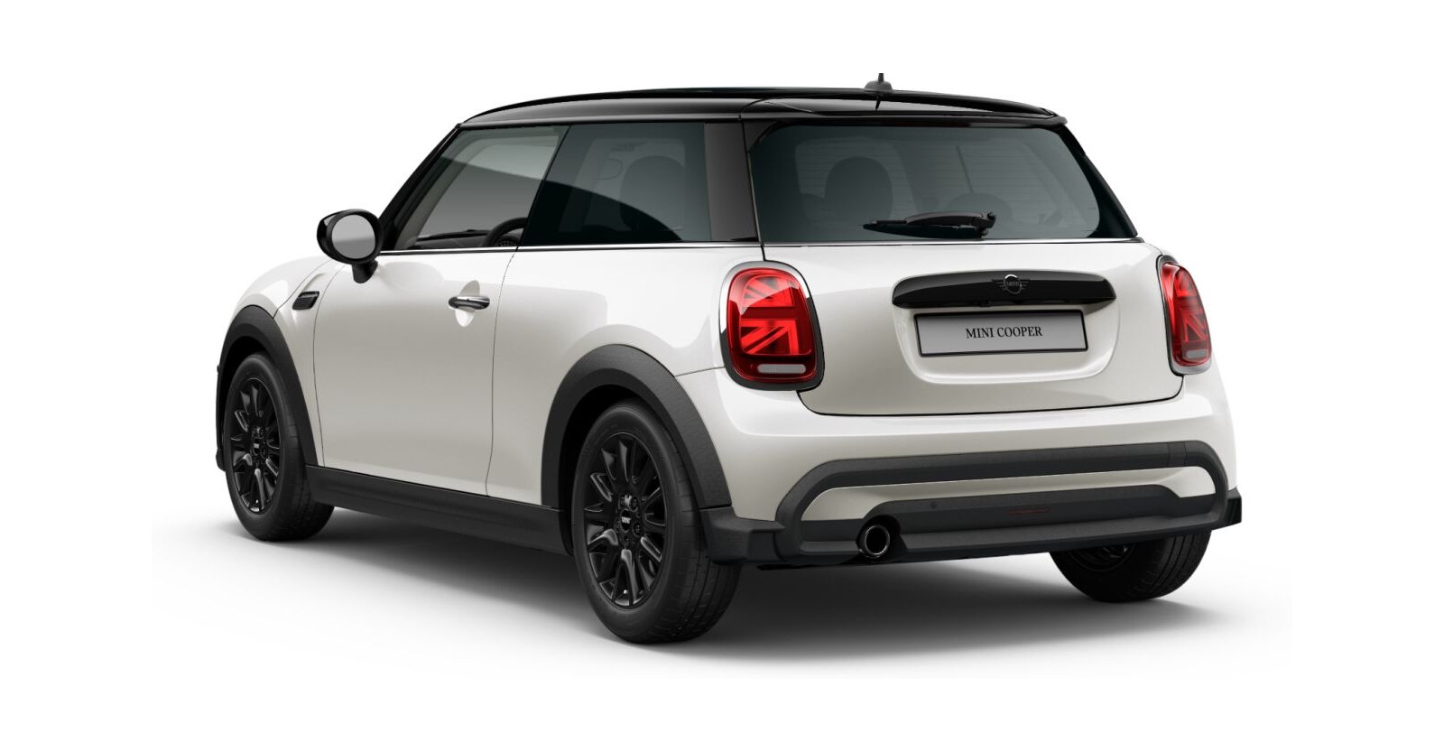 MINI MINI 3-Türer in Weiß von hinten