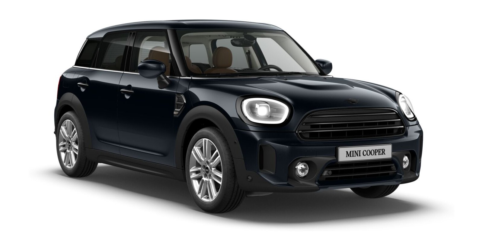MINI Cooper Countryman in Schwarz von vorne MINI Cooper Countryman in Schwarz von vorne