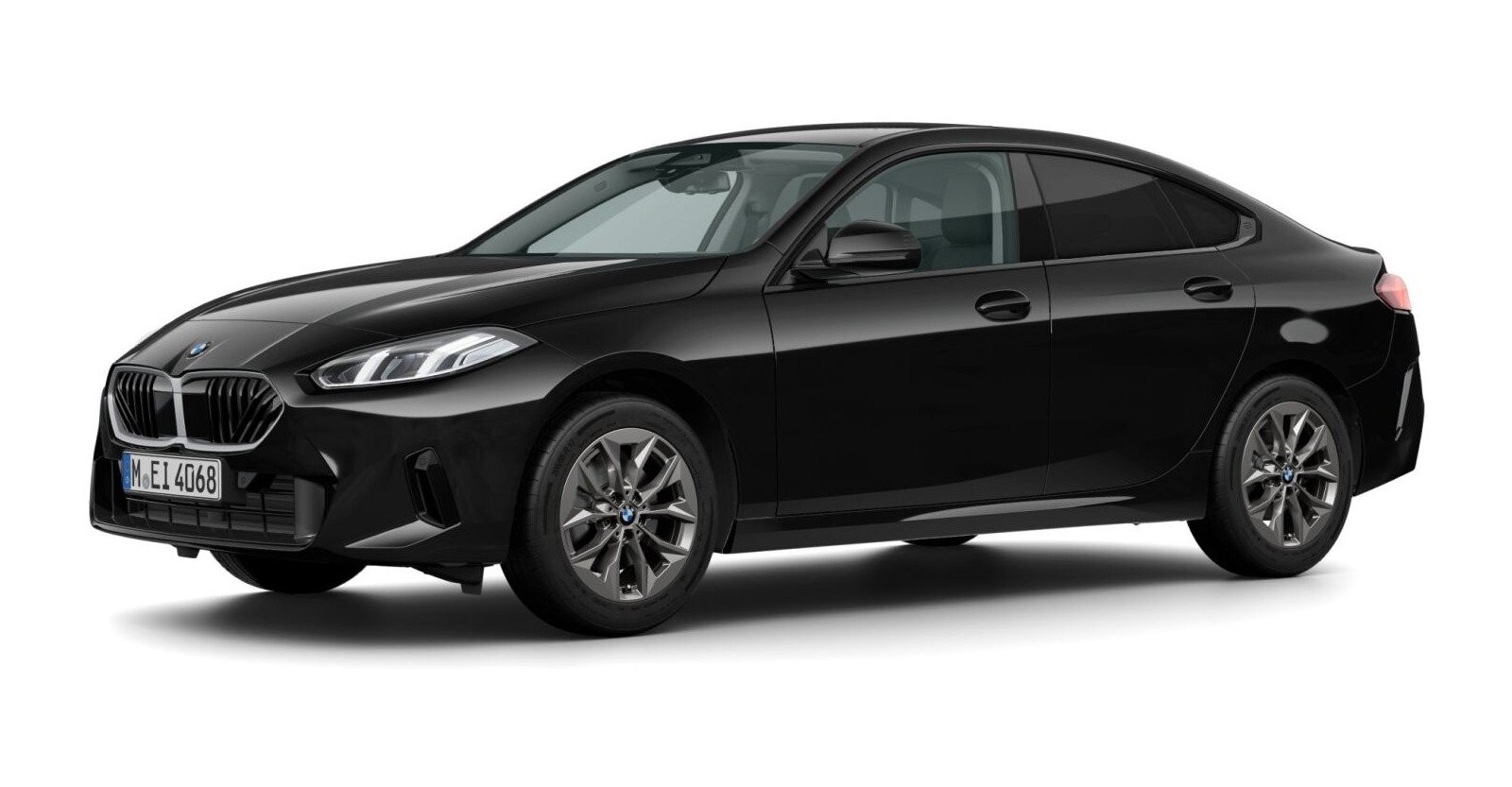 BMW BMW 2er in Schwarz von vorne BMW BMW 2er in Schwarz von vorne