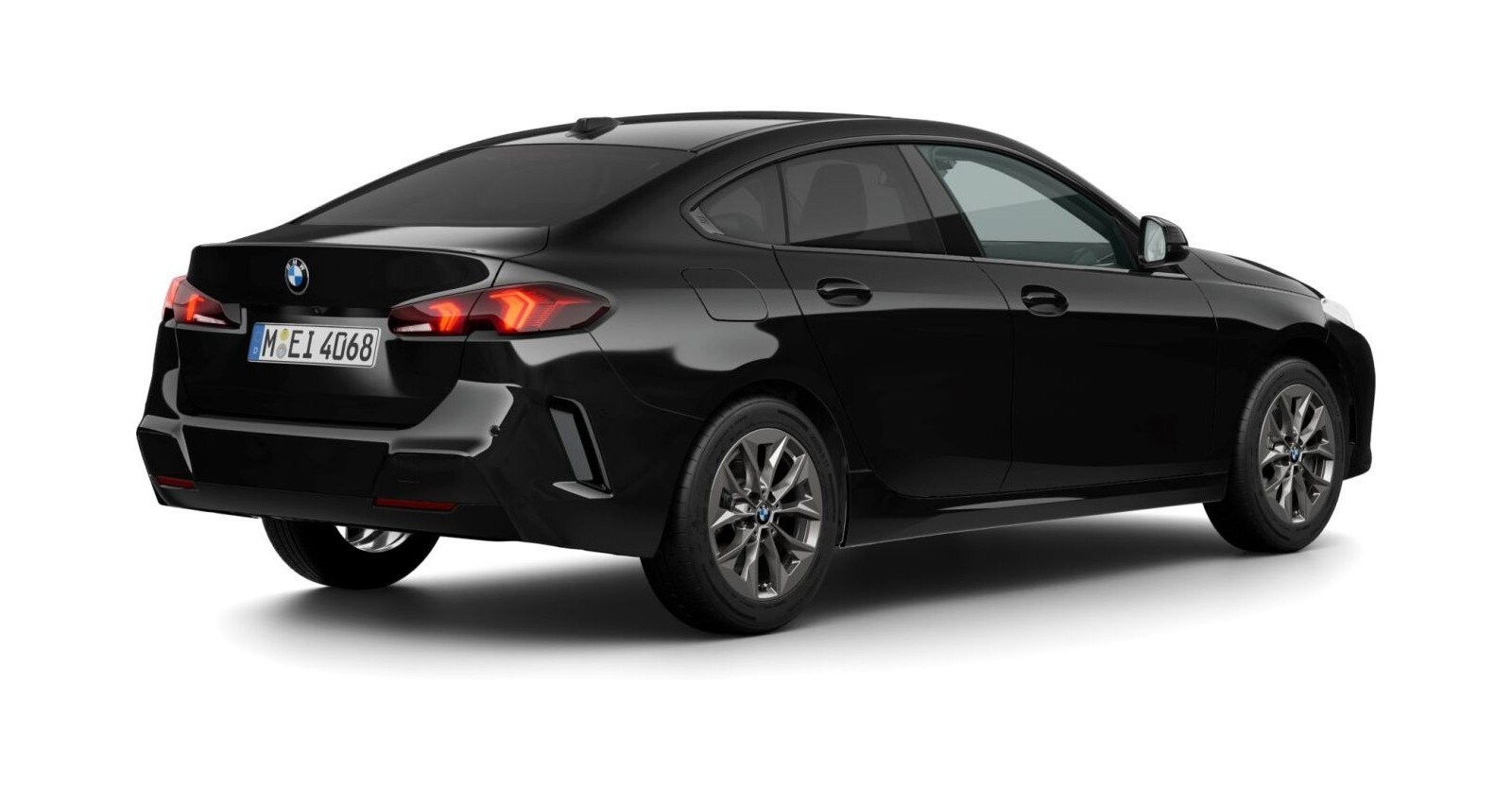 BMW BMW 2er in Schwarz von hinten BMW BMW 2er in Schwarz von hinten