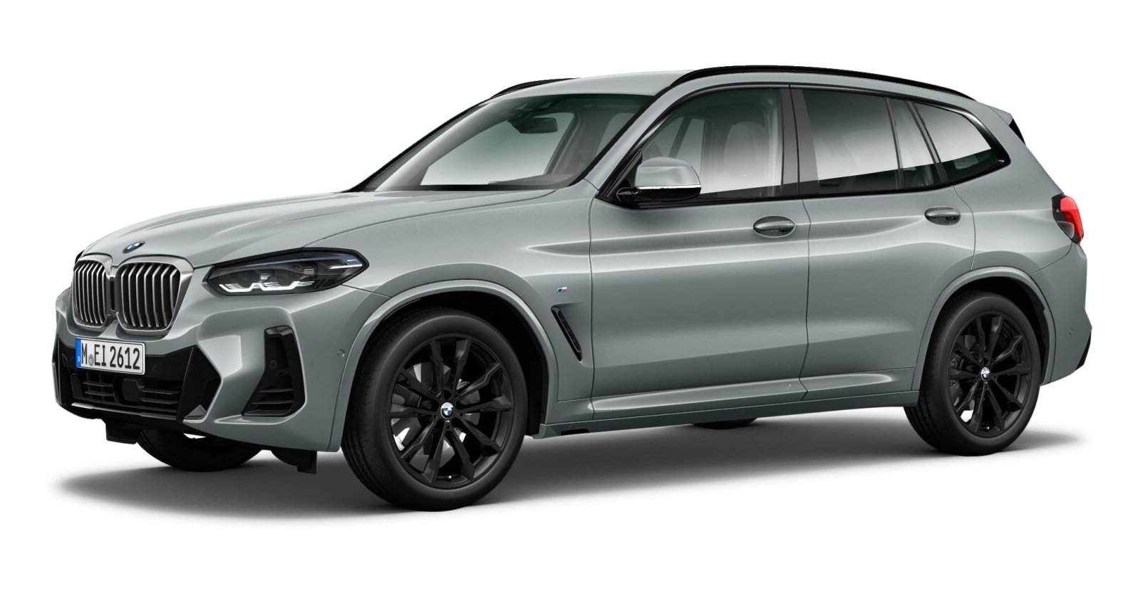 BMW X3 xDrive 30i in Grau von vorne