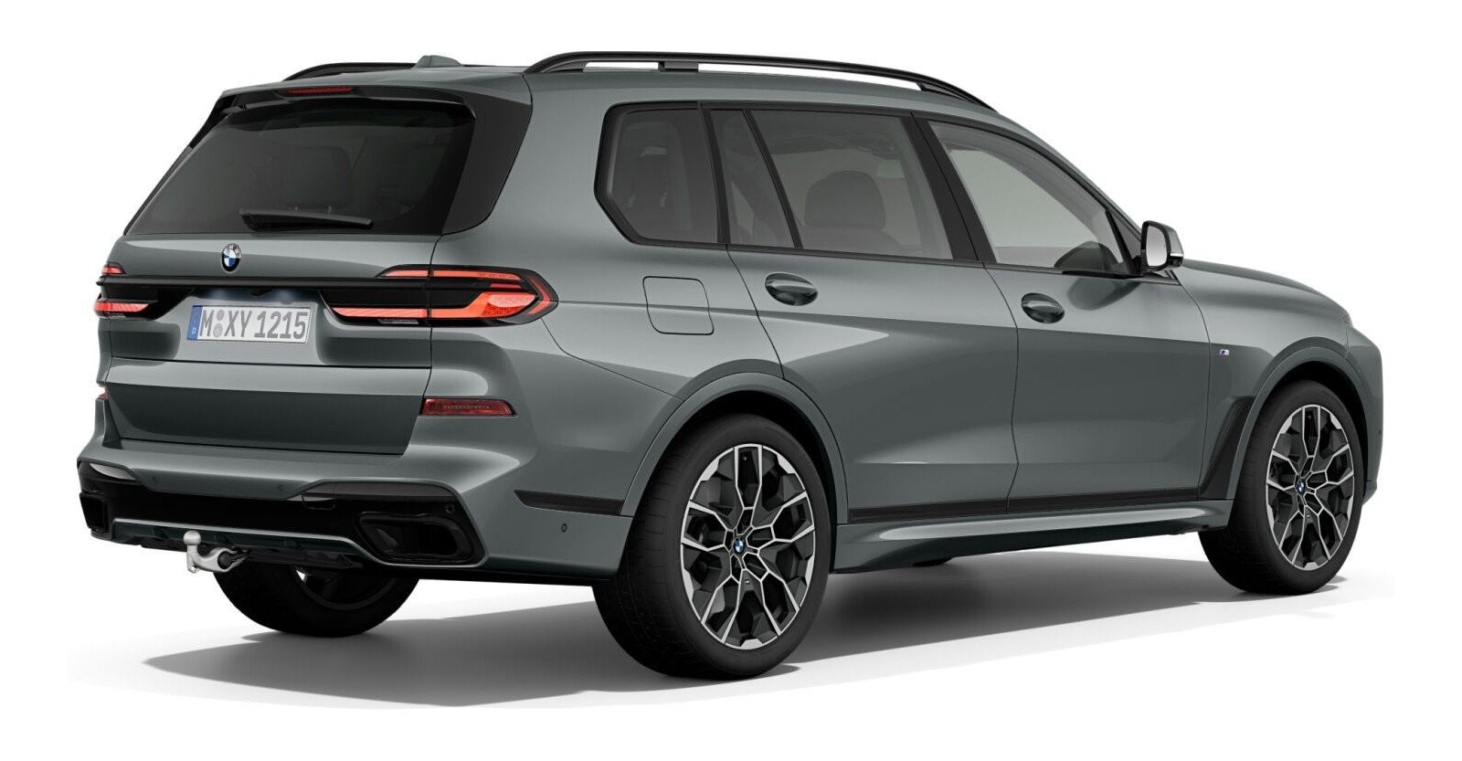 BMW BMW X in Grau von hinten