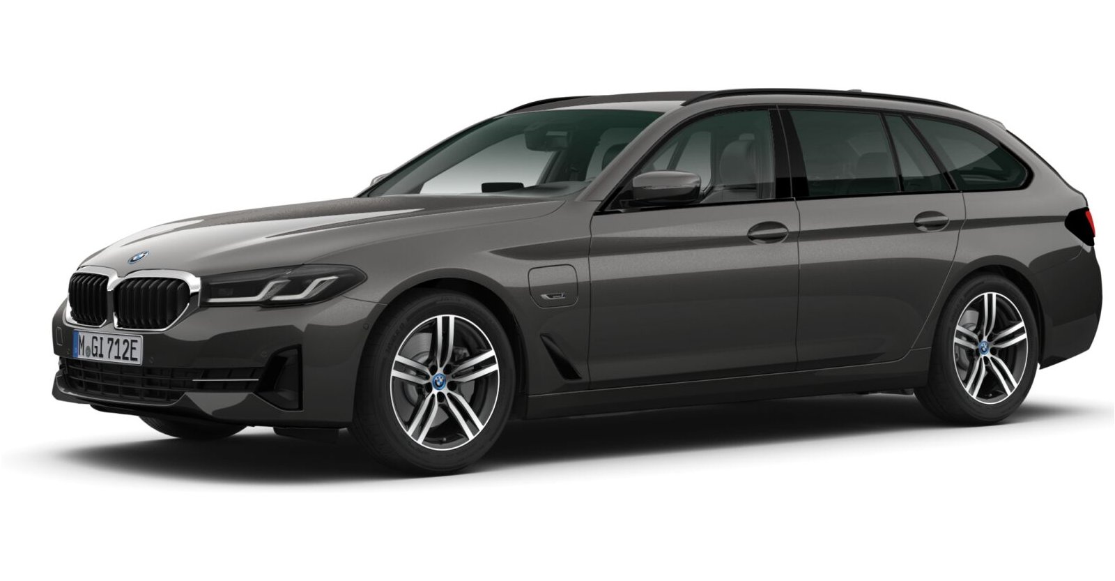 BMW BMW 5er in Grau von vorne