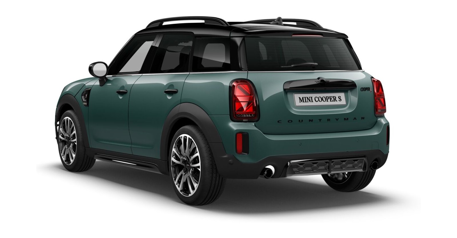 MINI MINI Countryman in Grün von hinten