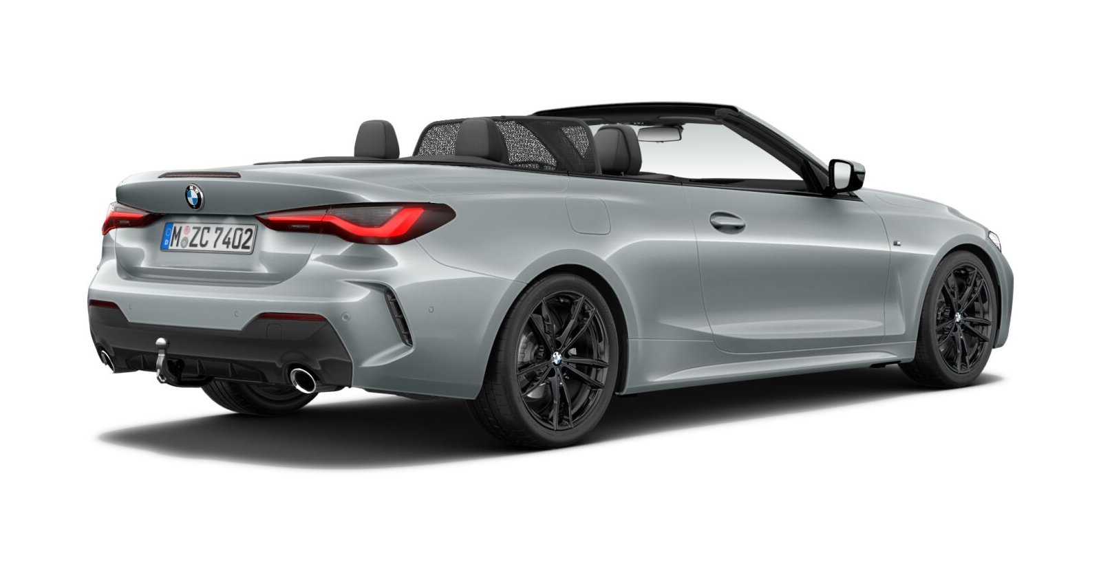 BMW BMW 4er in Grau von hinten BMW BMW 4er in Grau von hinten