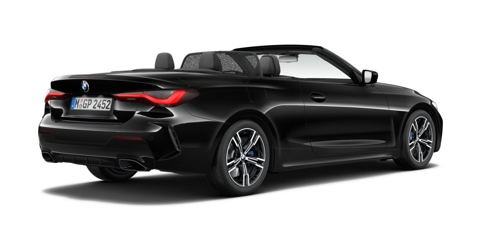 BMW BMW 4er in Schwarz von hinten BMW BMW 4er in Schwarz von hinten