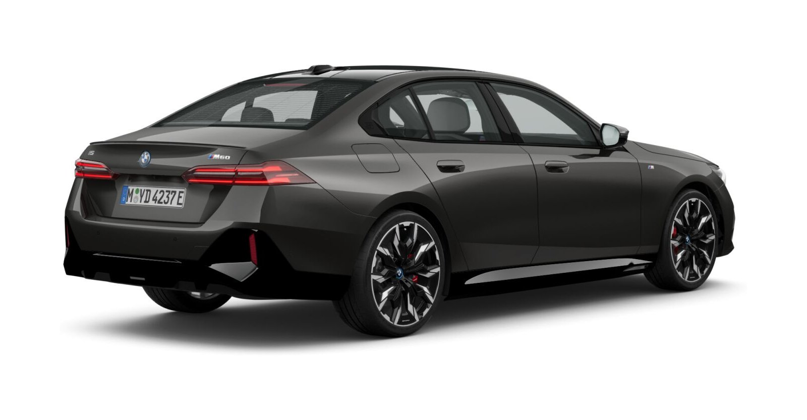 BMW BMW I in Grau von hinten BMW BMW I in Grau von hinten