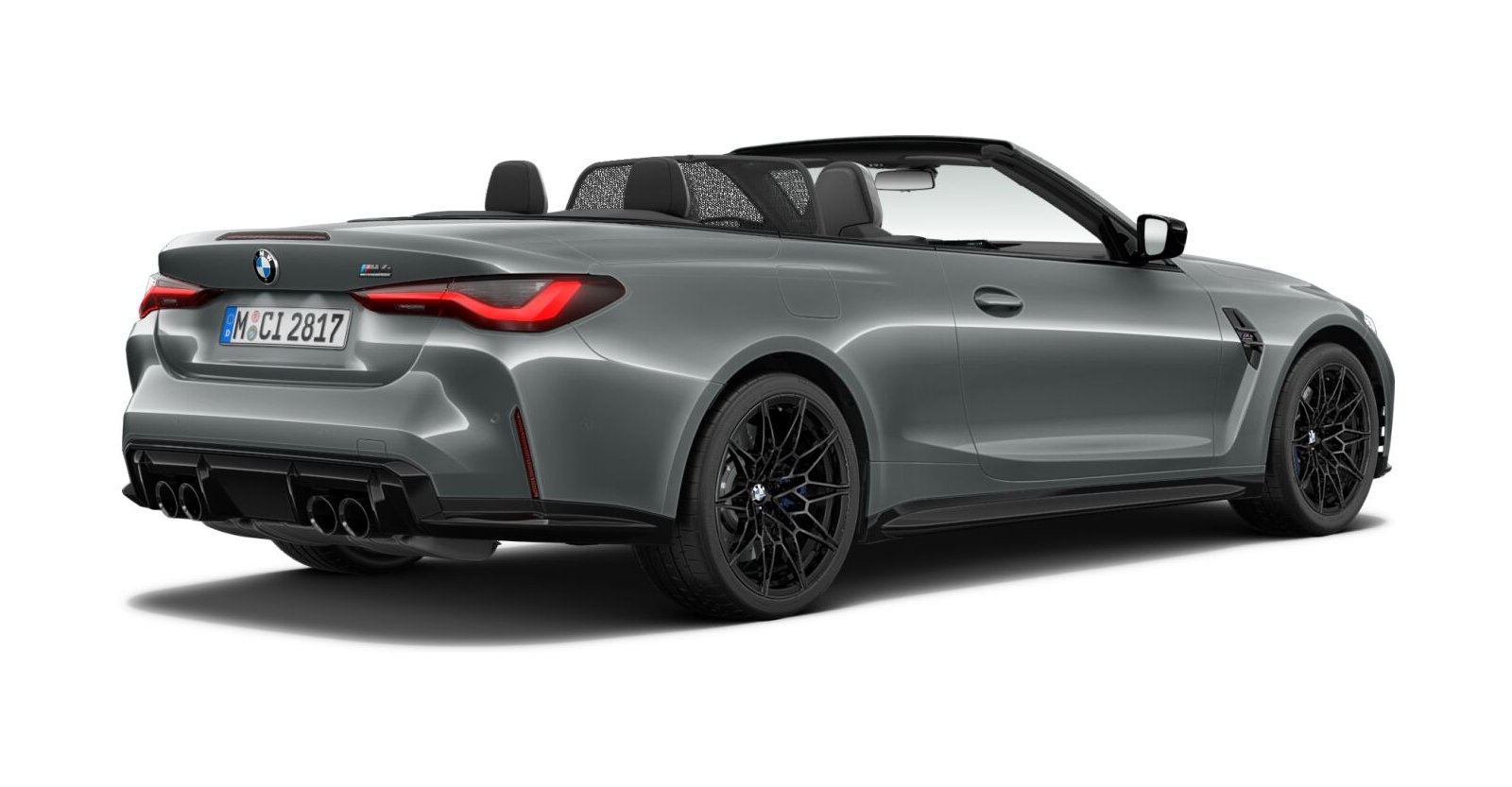 BMW BMW M in Grau von hinten