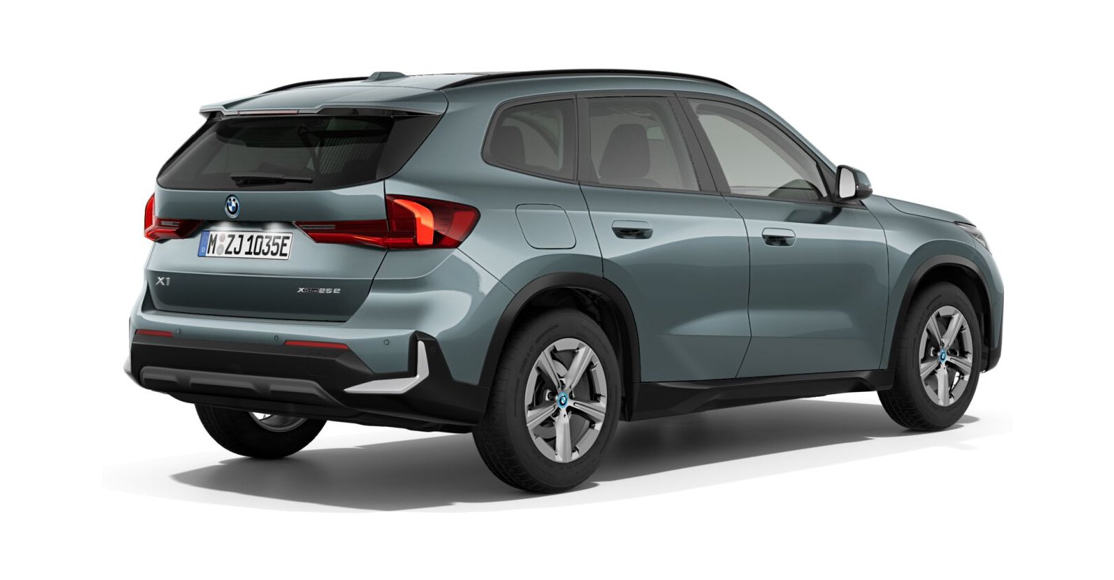 BMW BMW X in Grün von hinten