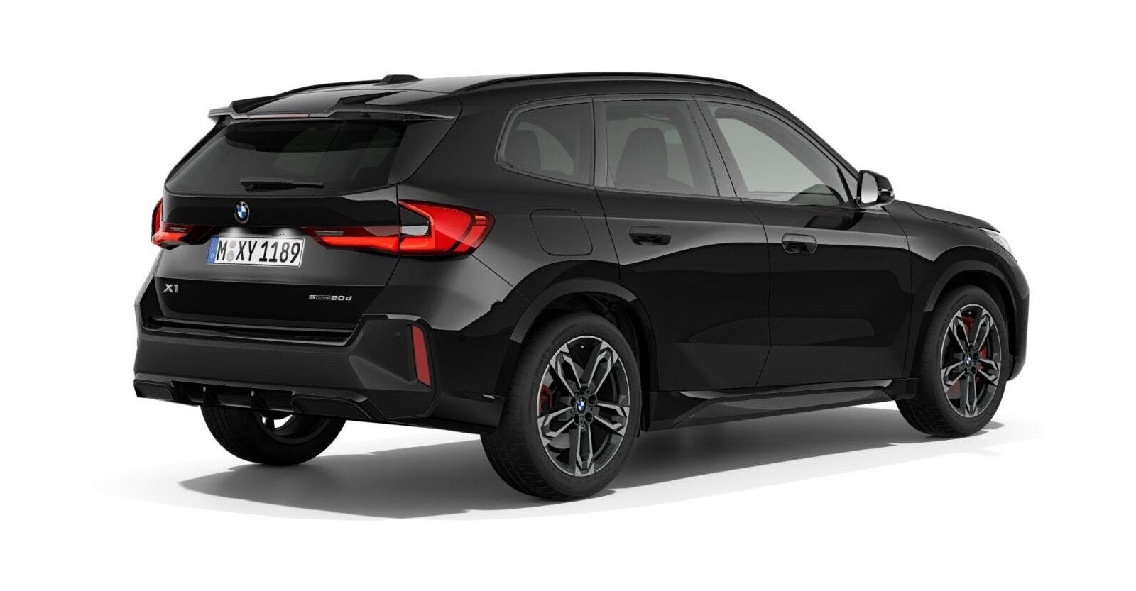 BMW BMW X in Schwarz von hinten BMW BMW X in Schwarz von hinten