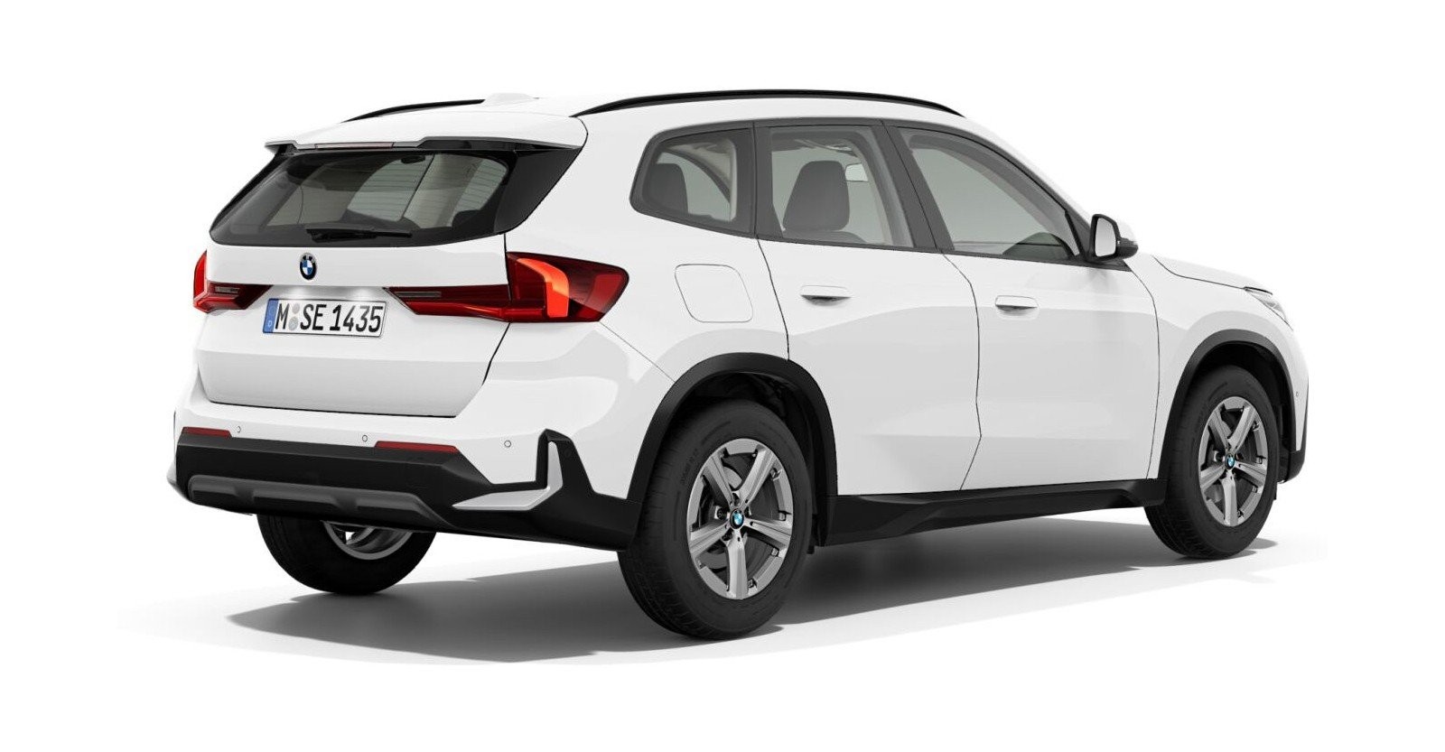 BMW BMW X in Weiß von hinten BMW BMW X in Weiß von hinten