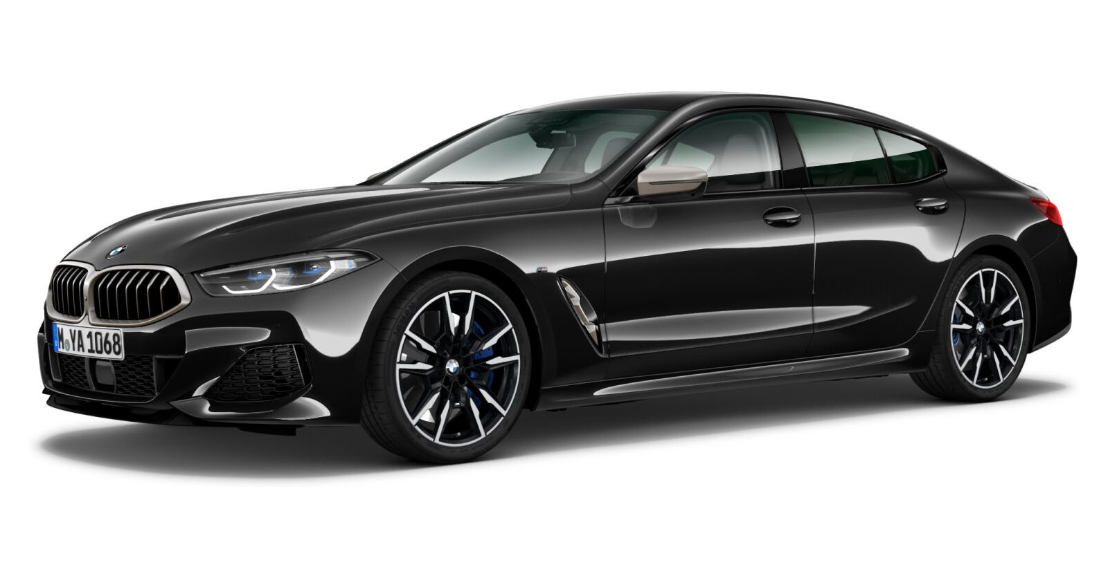 BMW BMW 8er in Schwarz von vorne BMW BMW 8er in Schwarz von vorne