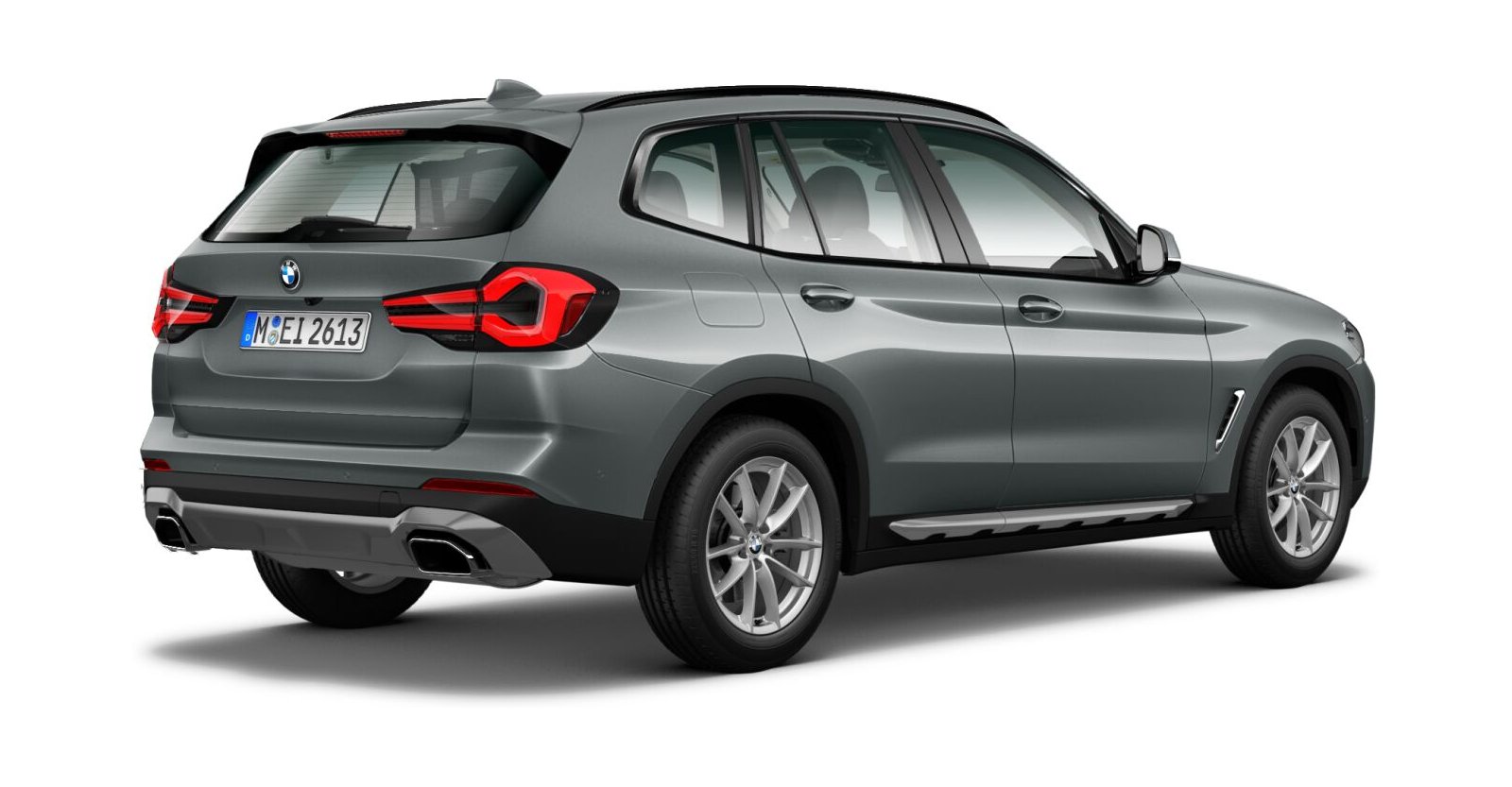 BMW BMW X in Grau von hinten BMW BMW X in Grau von hinten