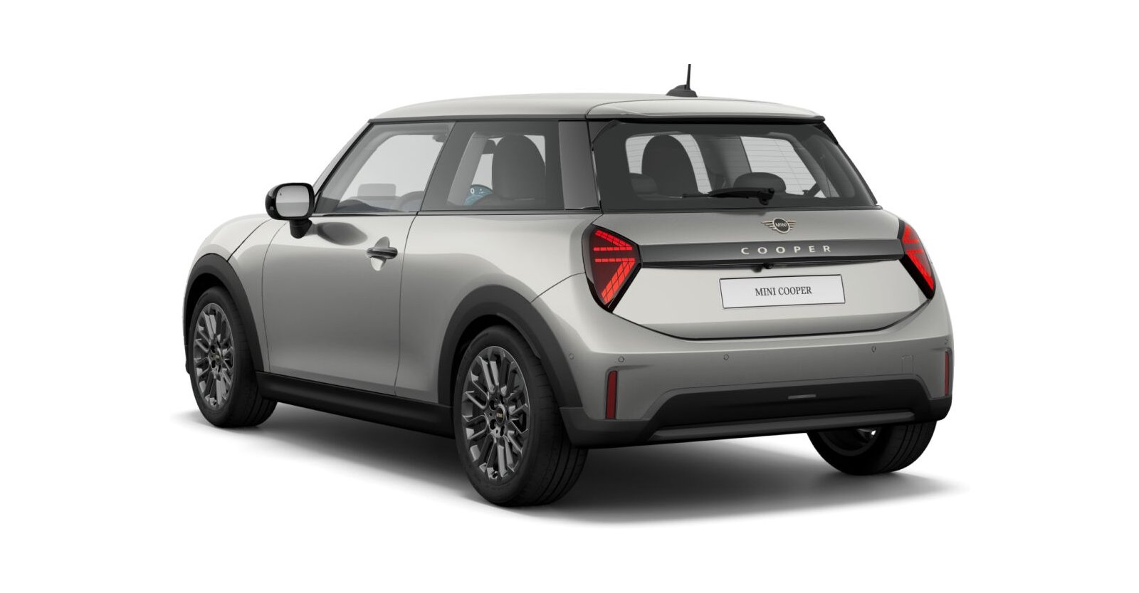 MINI MINI 3-Türer in Silber von hinten