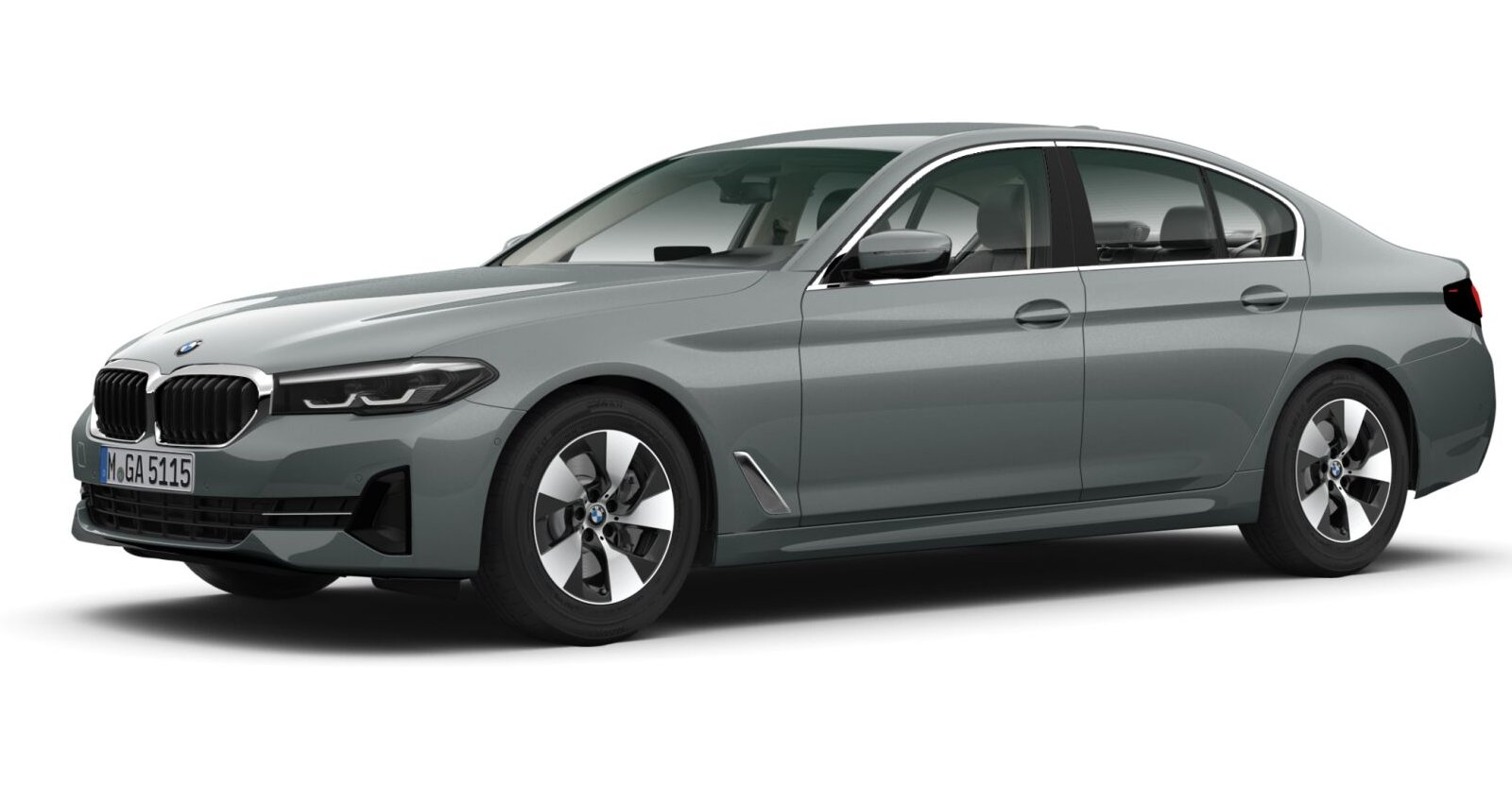 BMW BMW 5er in Grau von vorne BMW BMW 5er in Grau von vorne