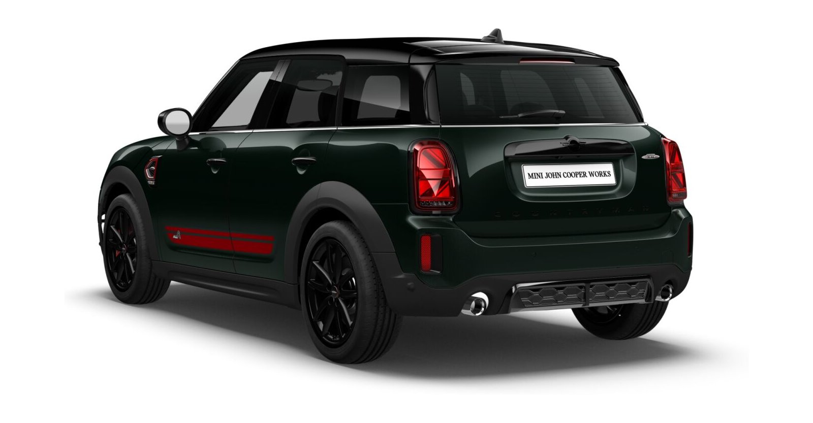 MINI MINI Countryman in Grün von hinten
