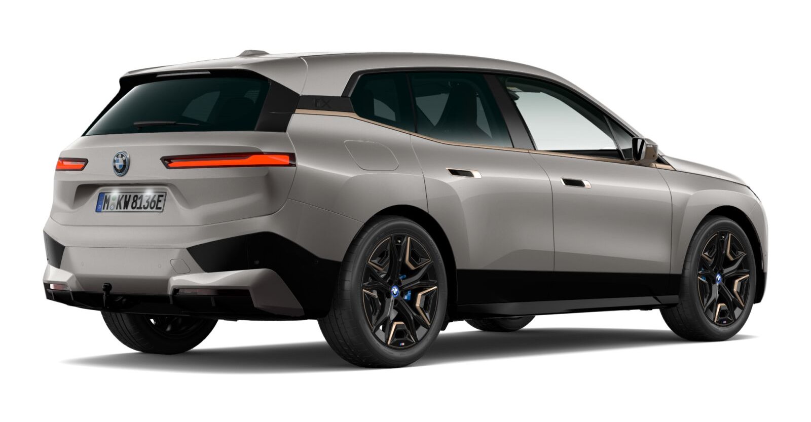 BMW BMW I in Grau von hinten