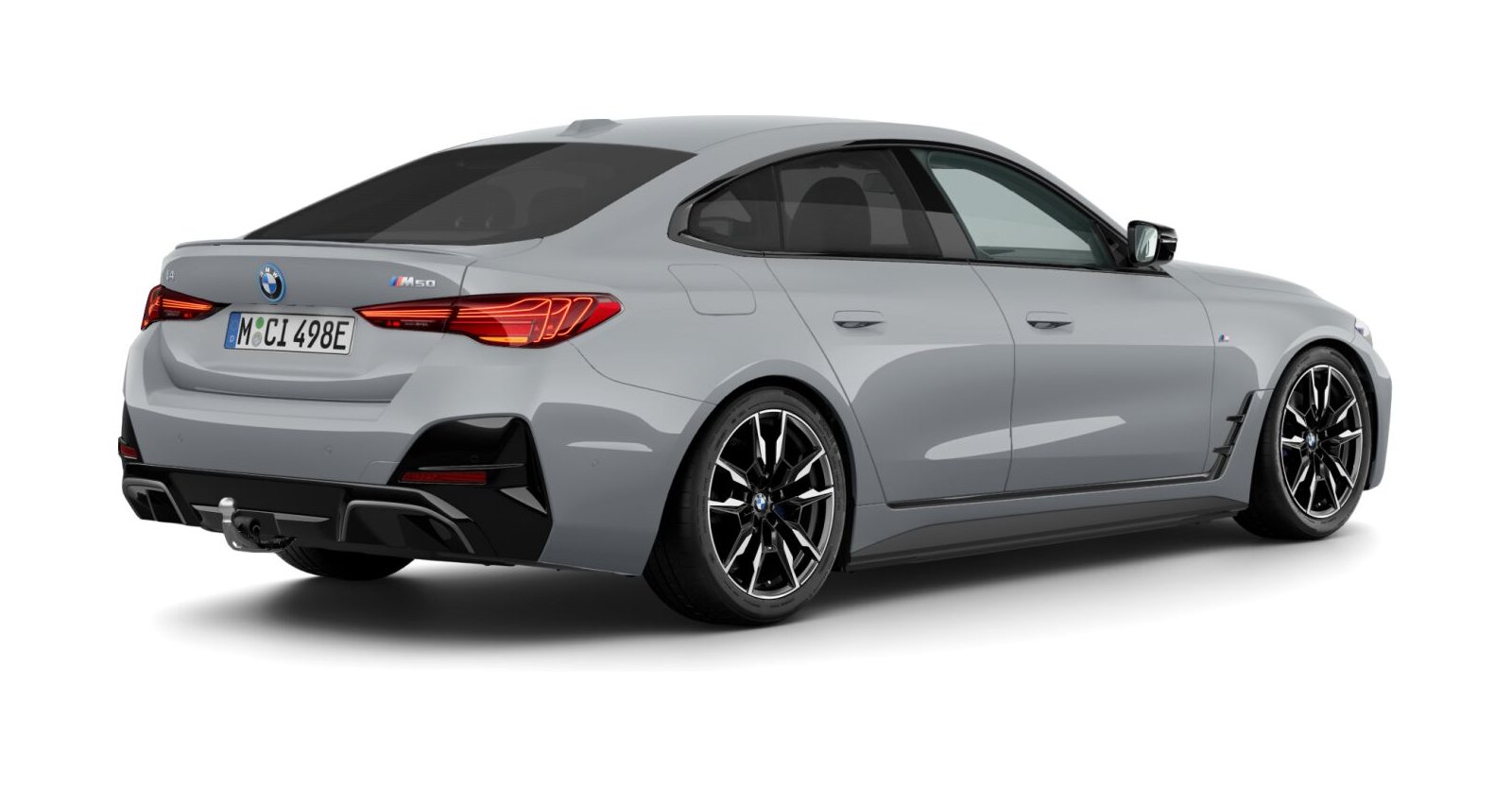 BMW BMW I in Grau von hinten BMW BMW I in Grau von hinten