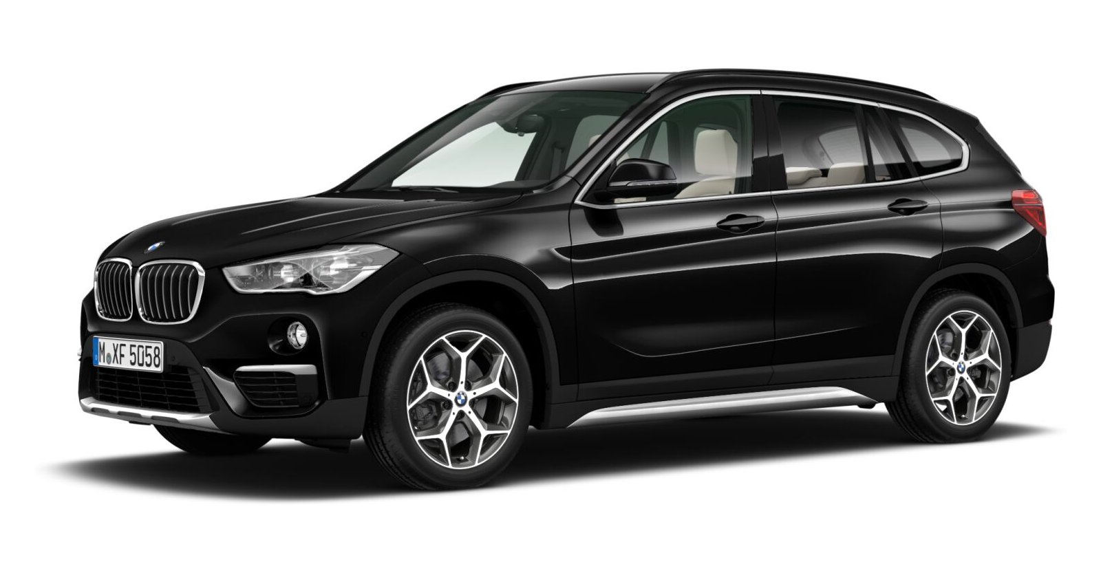 BMW BMW X in Schwarz von vorne BMW BMW X in Schwarz von vorne