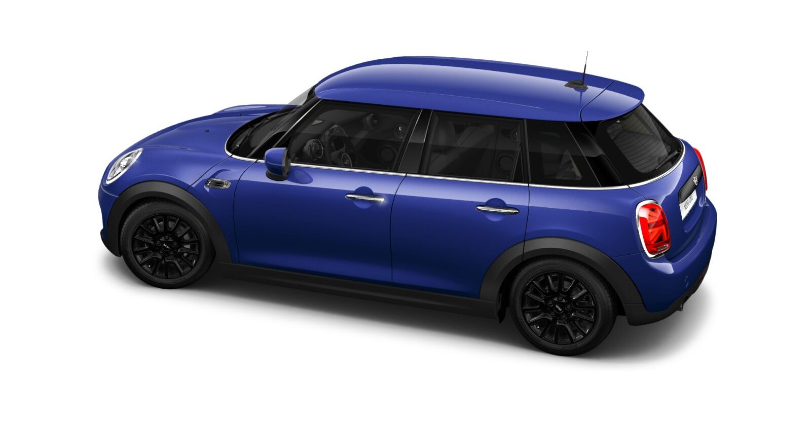 MINI MINI 5-Türer in Blau von hinten