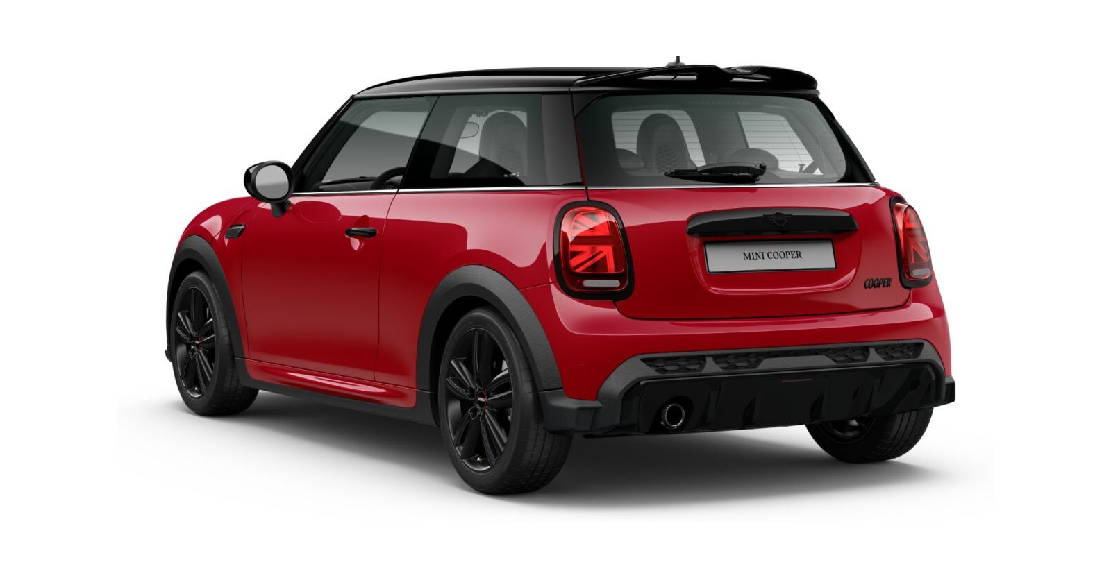 MINI MINI 3-Türer in Rot von hinten