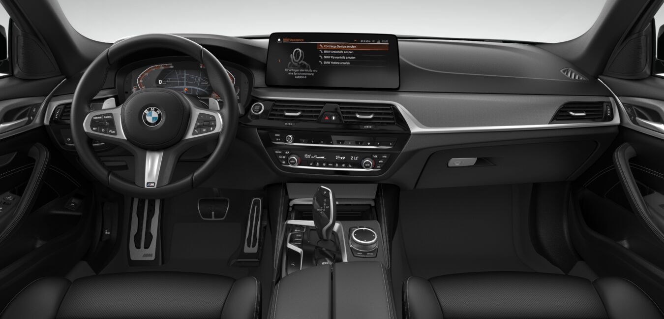 BMW BMW 5er im Innenraum von vorne BMW BMW 5er im Innenraum von vorne