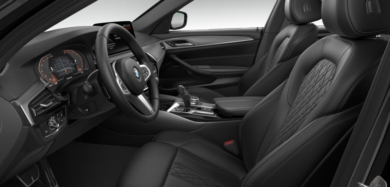BMW BMW 5er im Innenraum seitlich BMW BMW 5er im Innenraum seitlich