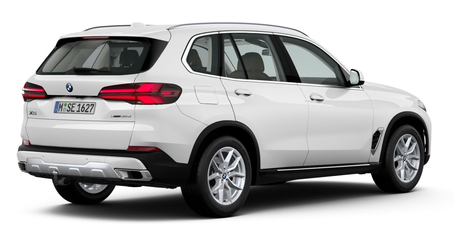 BMW BMW X in Weiß von hinten BMW BMW X in Weiß von hinten