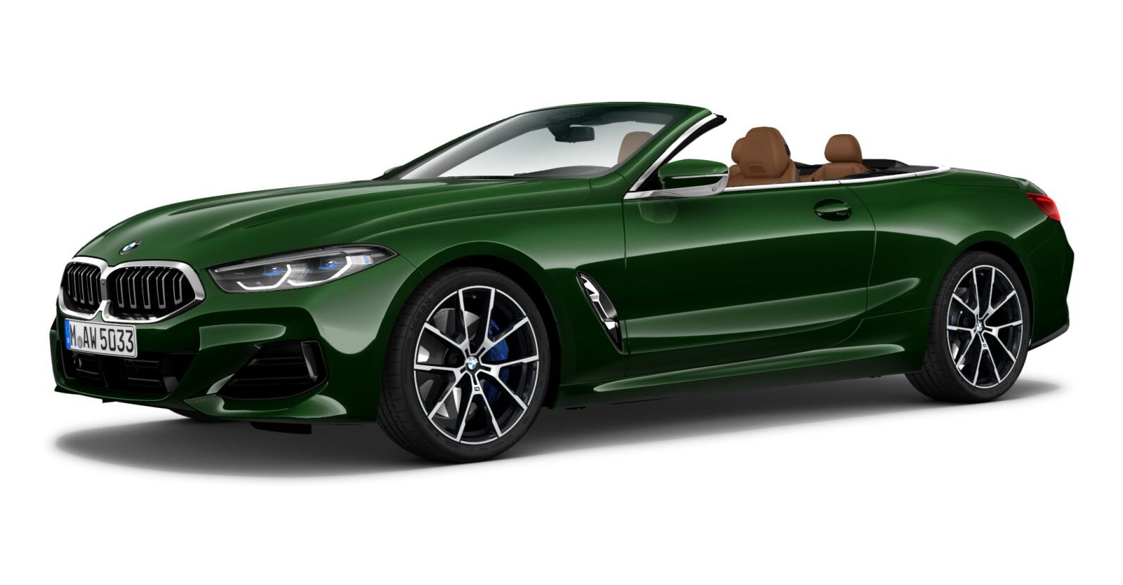 BMW BMW 8er in Grün von vorne BMW BMW 8er in Grün von vorne