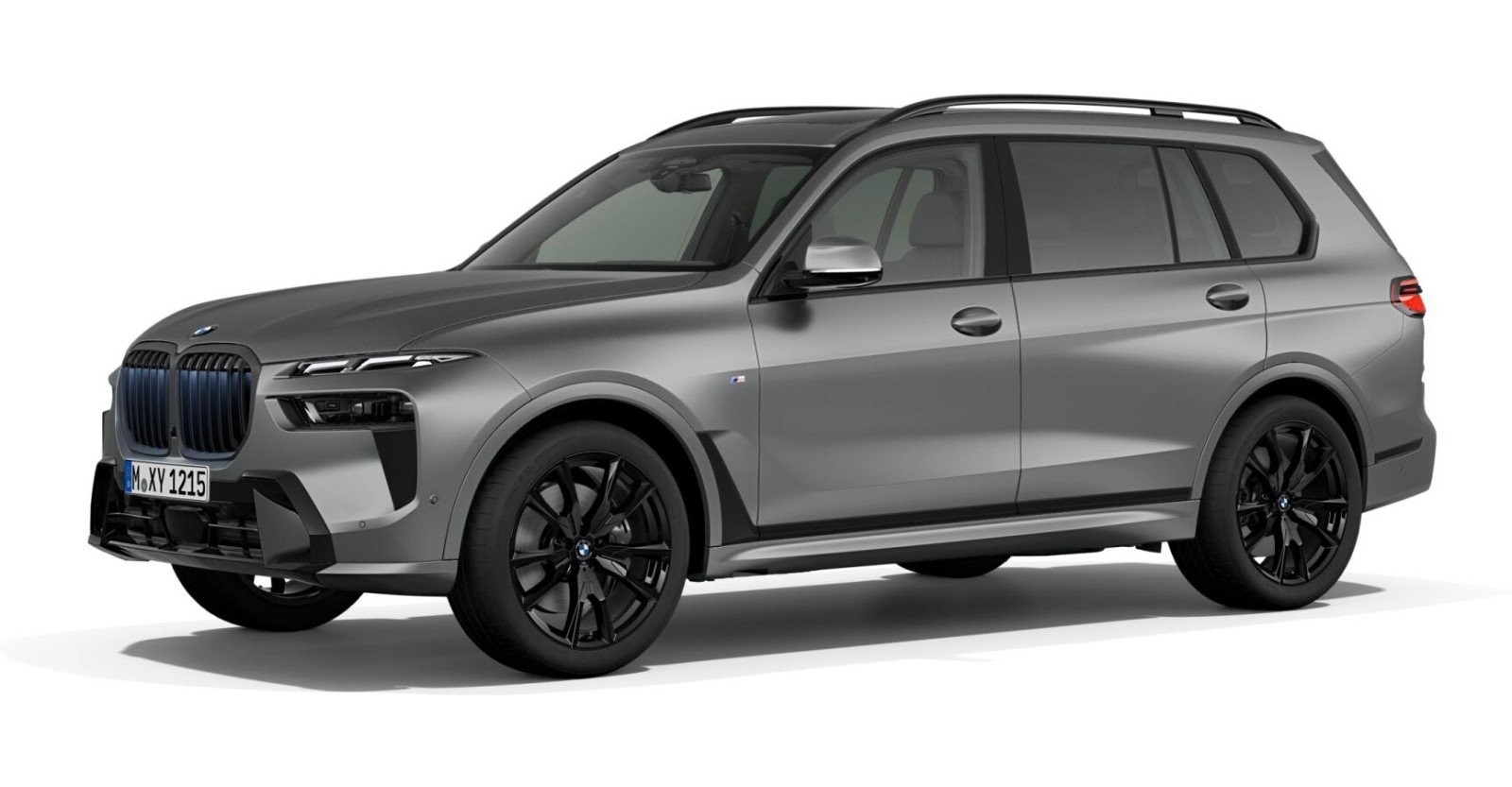 BMW X7 xDrive40d in Grau von vorne