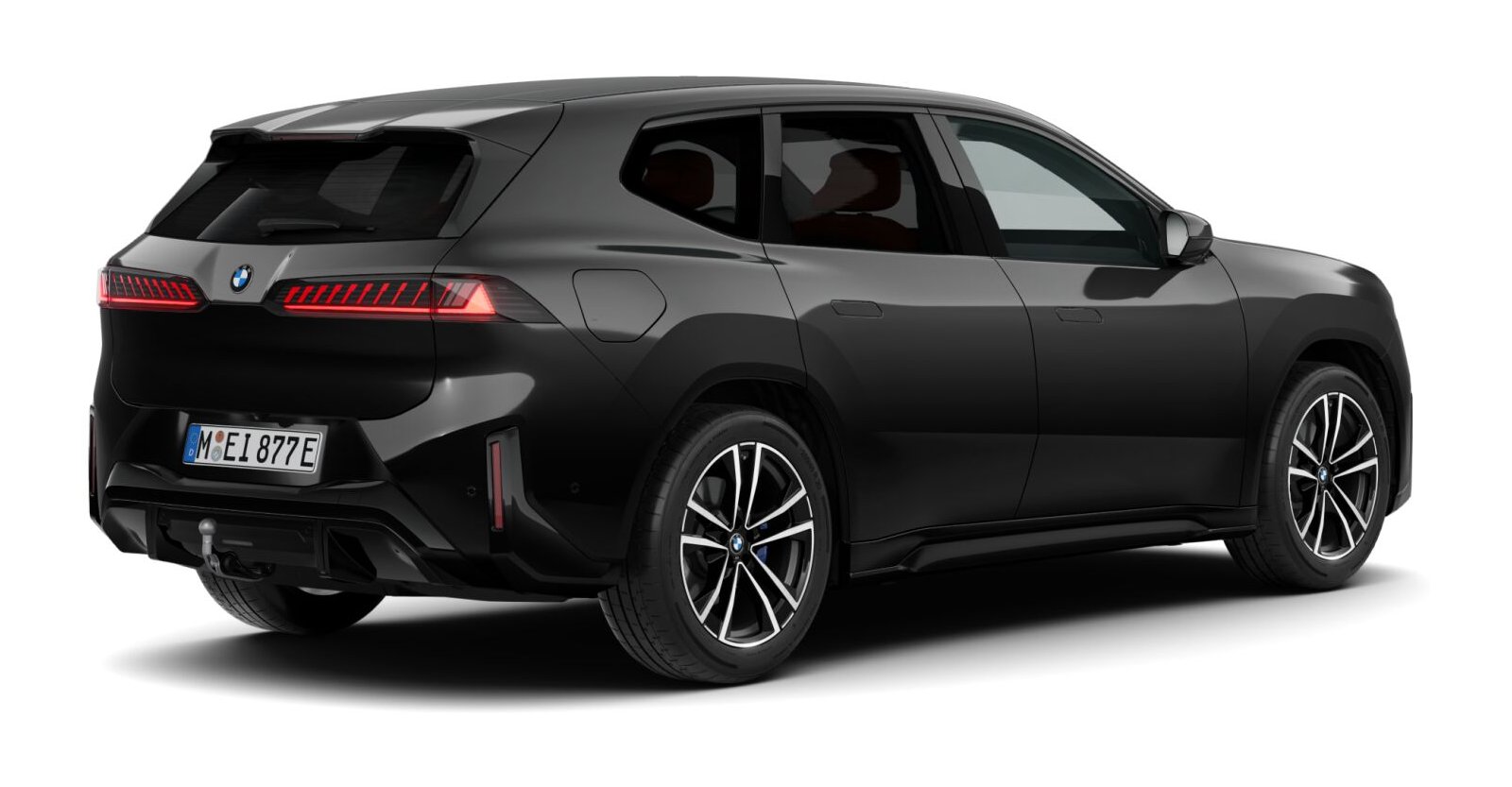 BMW BMW I in Schwarz von hinten BMW BMW I in Schwarz von hinten