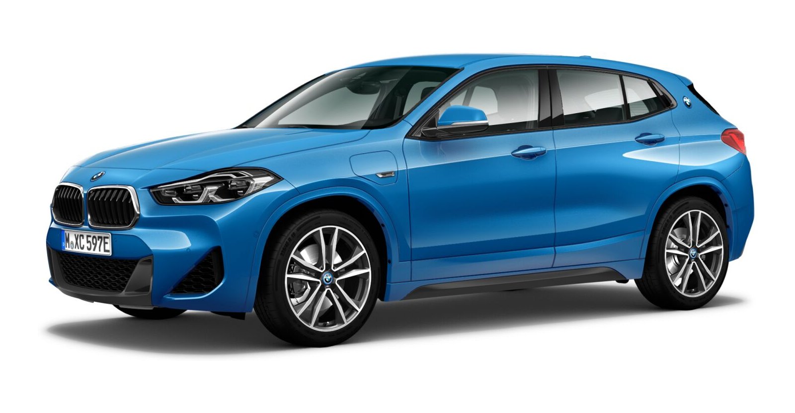 BMW BMW X in Blau von vorne BMW BMW X in Blau von vorne