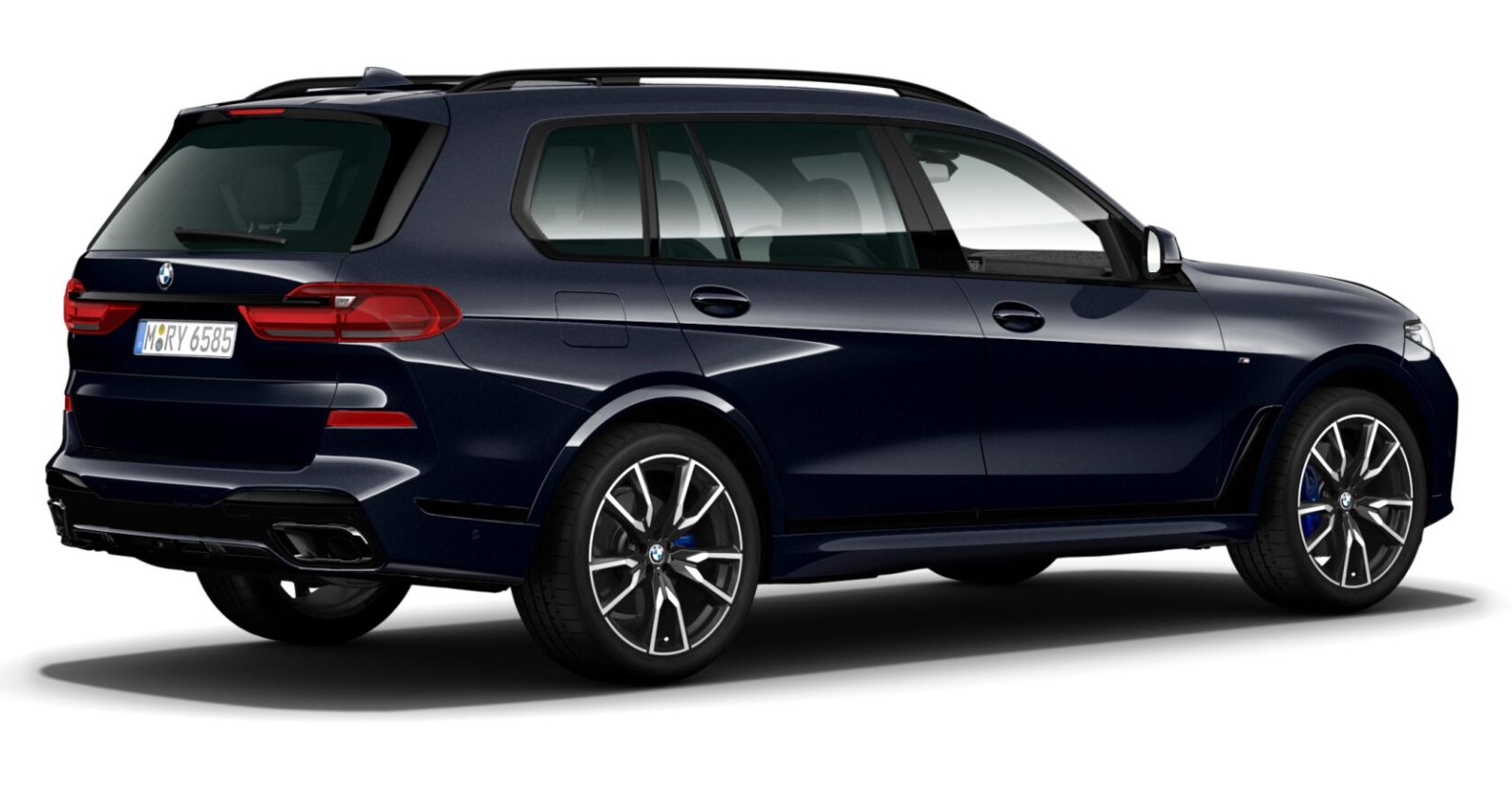 BMW BMW X in Schwarz von hinten BMW BMW X in Schwarz von hinten