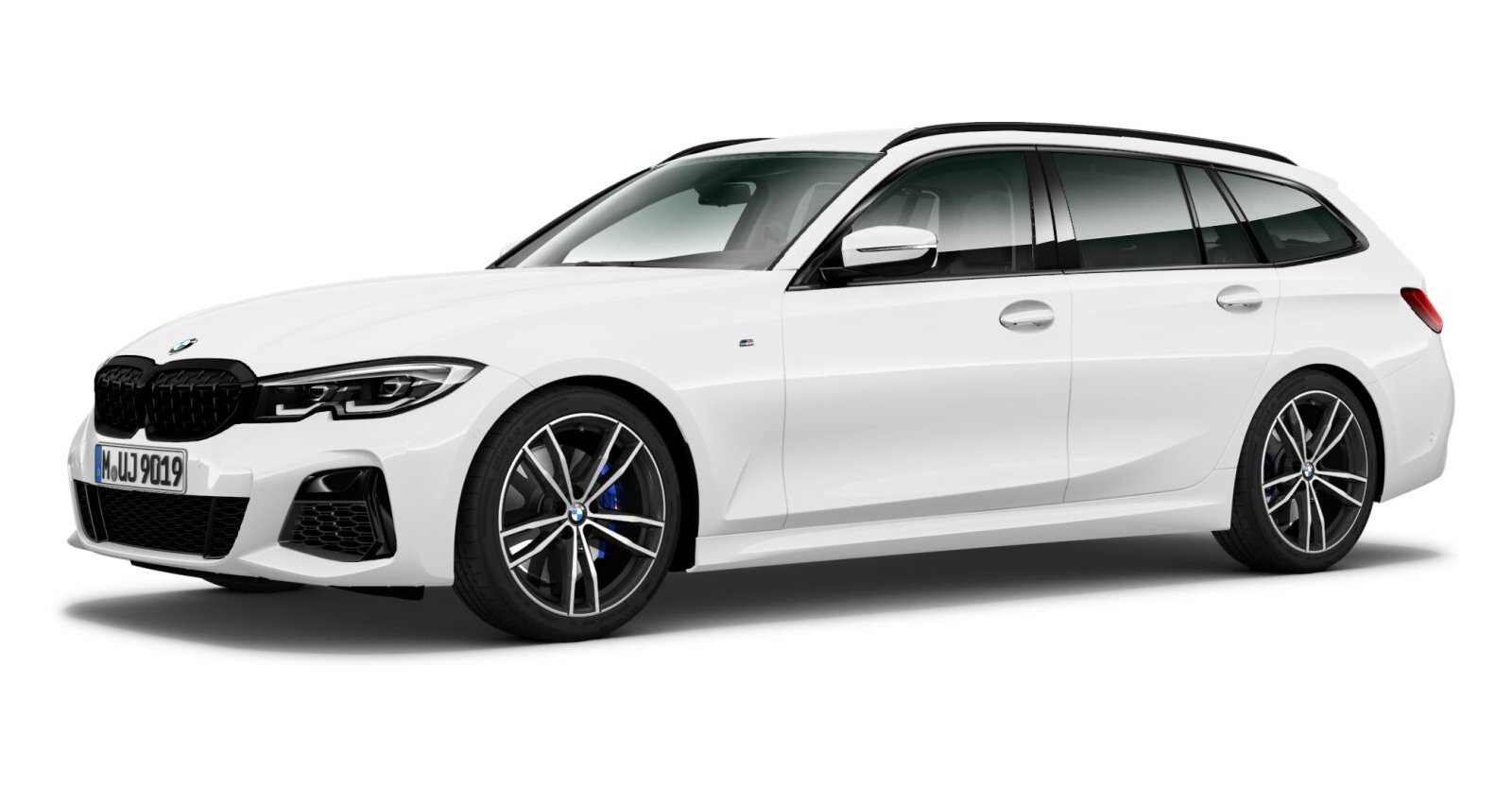 BMW BMW 3er in Weiß von vorne BMW BMW 3er in Weiß von vorne