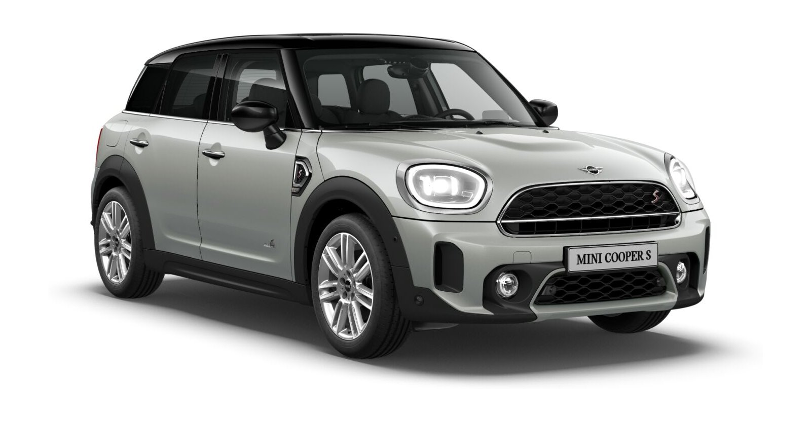 MINI Cooper S Countryman ALL4 in Silber von vorne MINI Cooper S Countryman ALL4 in Silber von vorne