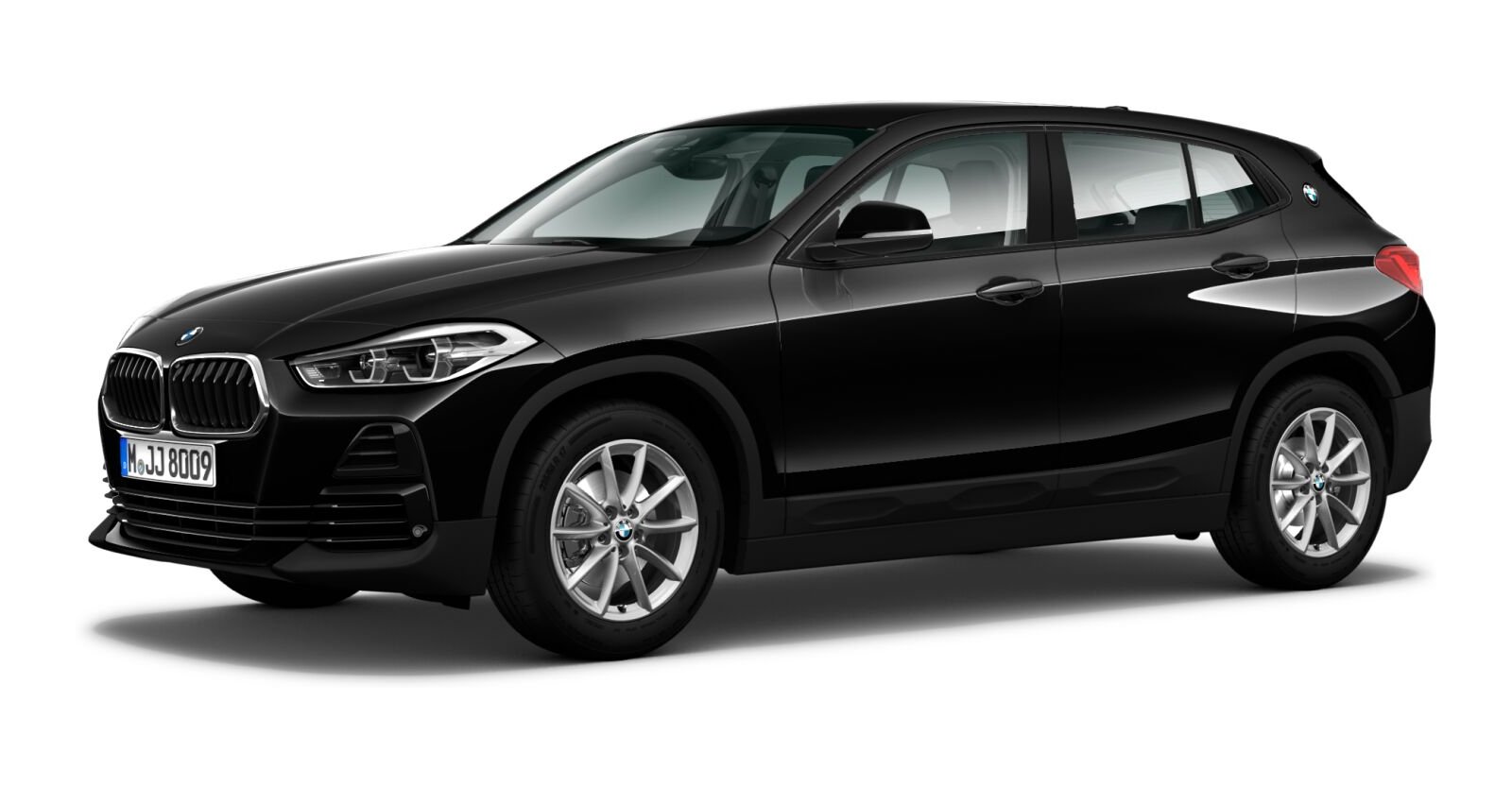 BMW BMW X in Schwarz von vorne