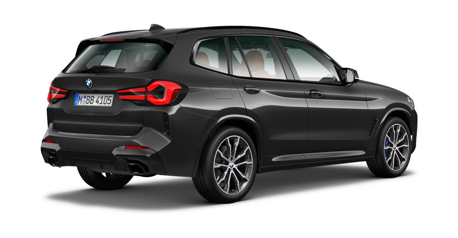 BMW BMW X in Grau von hinten BMW BMW X in Grau von hinten