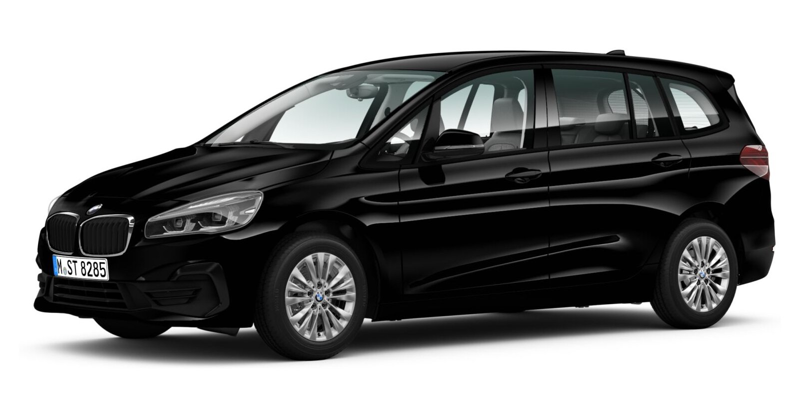 BMW BMW 2er in Schwarz von vorne BMW BMW 2er in Schwarz von vorne