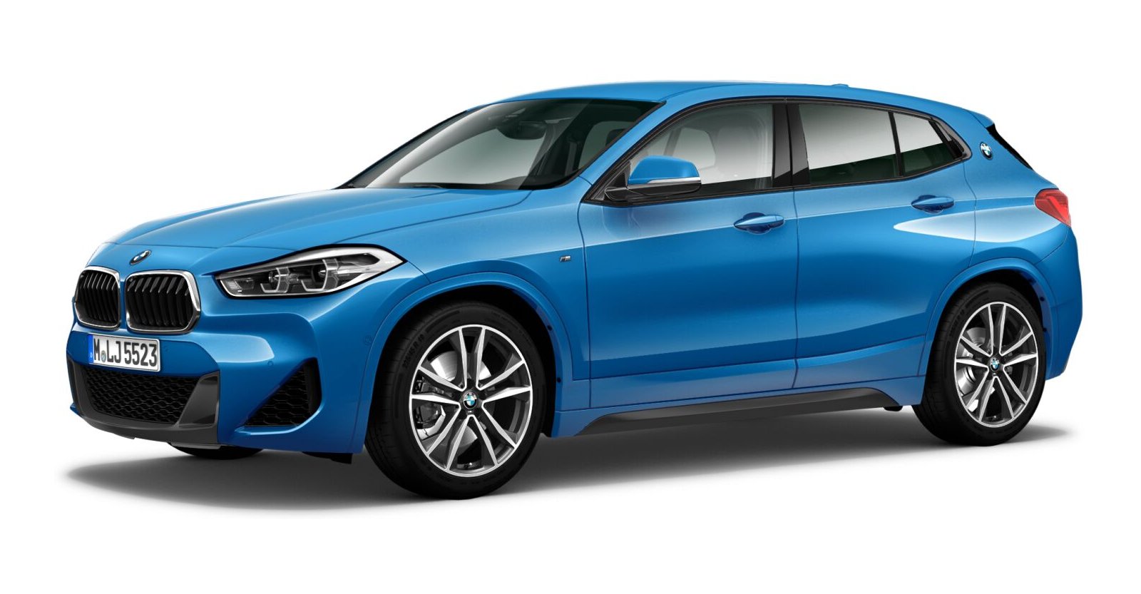 BMW BMW X in Blau von vorne BMW BMW X in Blau von vorne