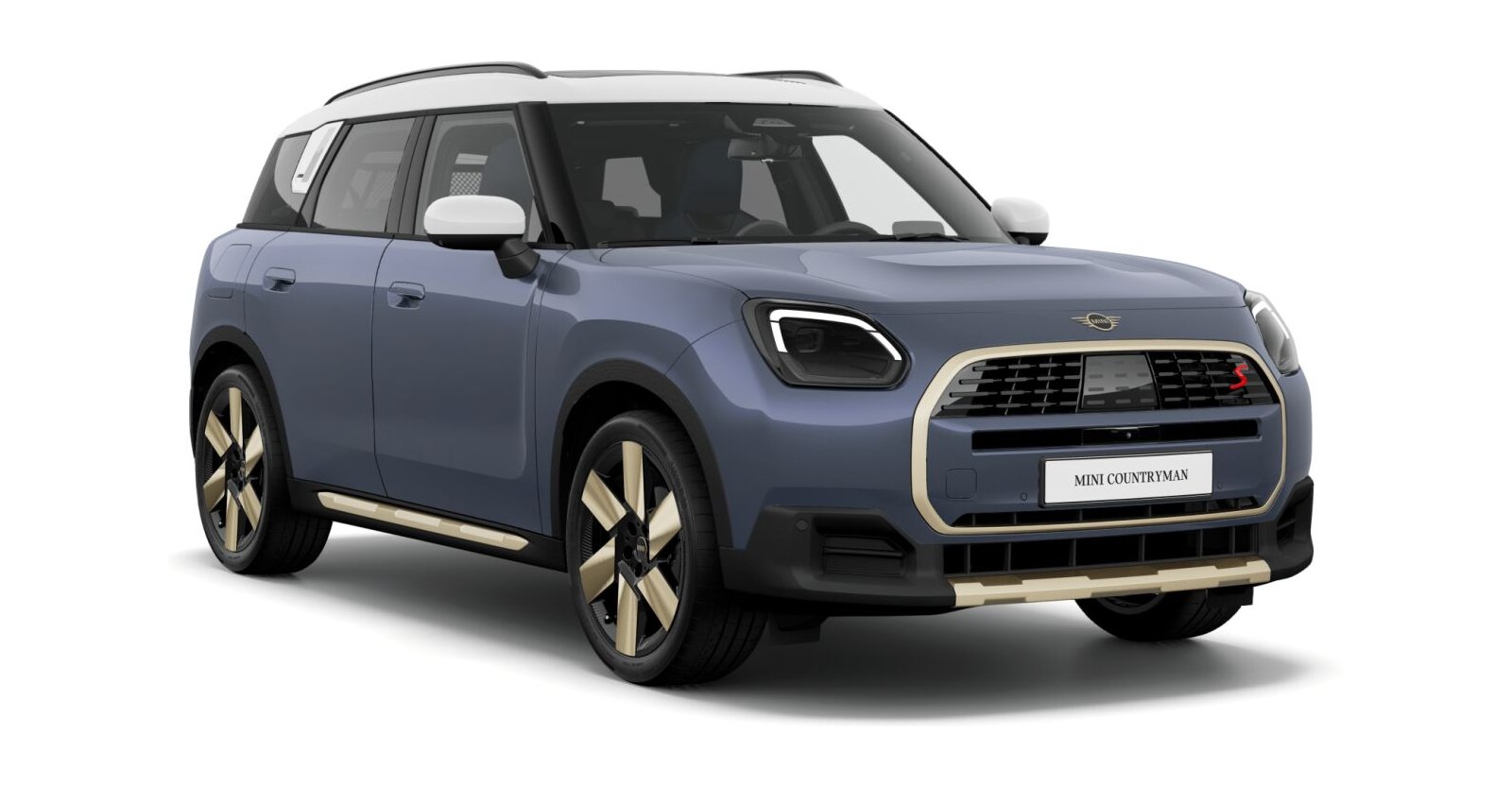 MINI MINI Countryman in Blau von vorne MINI MINI Countryman in Blau von vorne