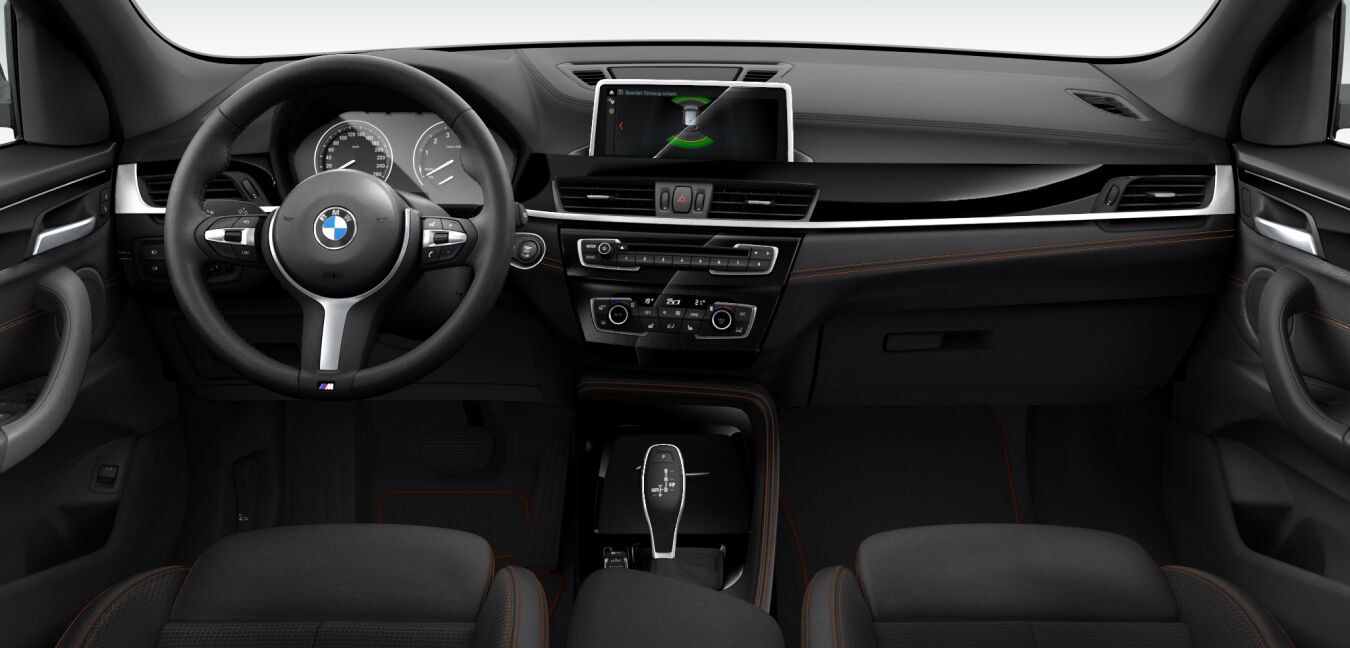 BMW BMW X im Innenraum von vorne