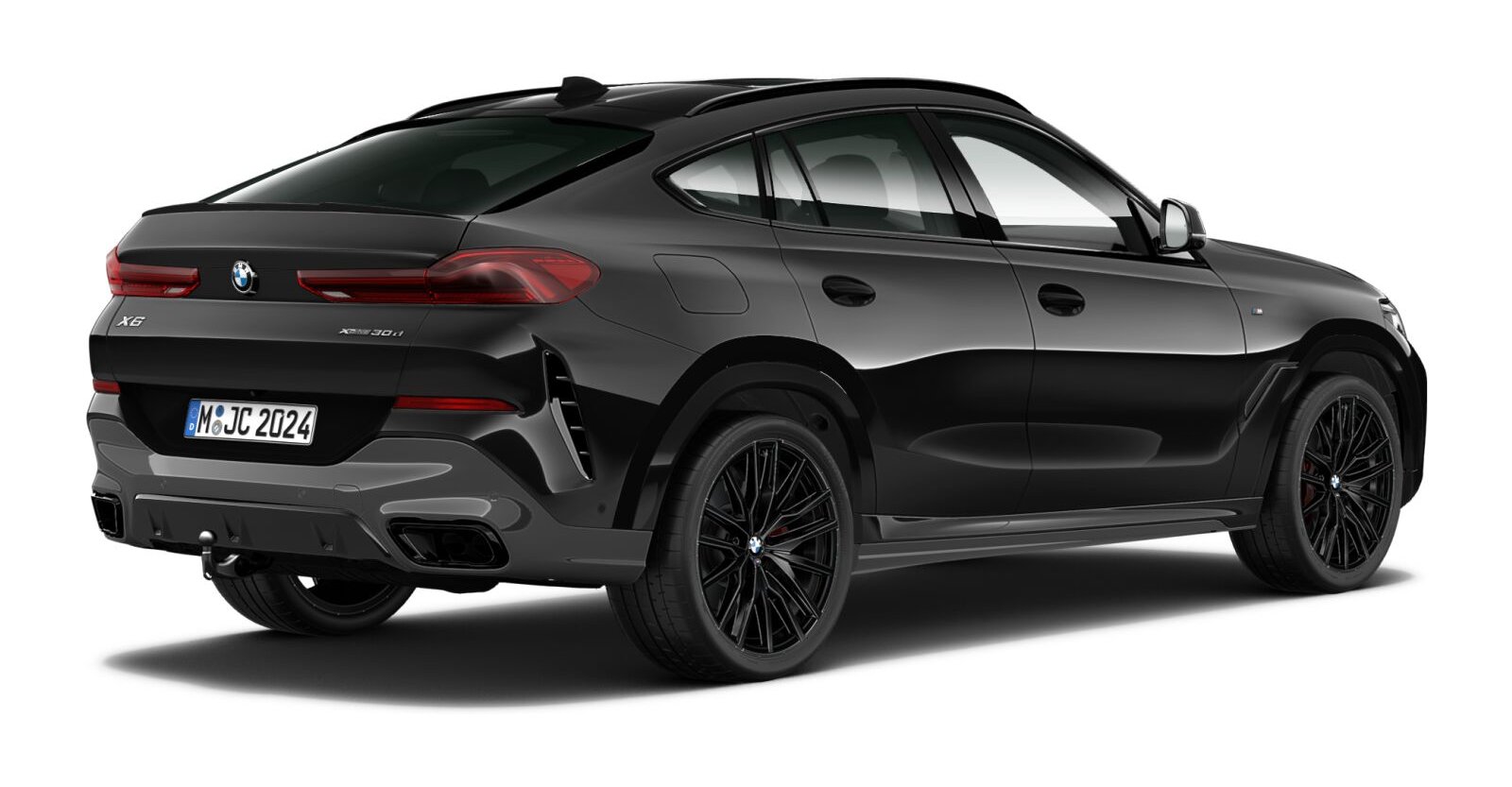 BMW BMW X in Schwarz von hinten BMW BMW X in Schwarz von hinten