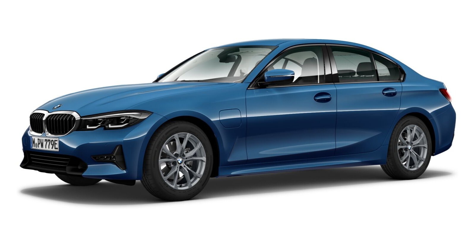 BMW BMW 3er in Blau von vorne BMW BMW 3er in Blau von vorne