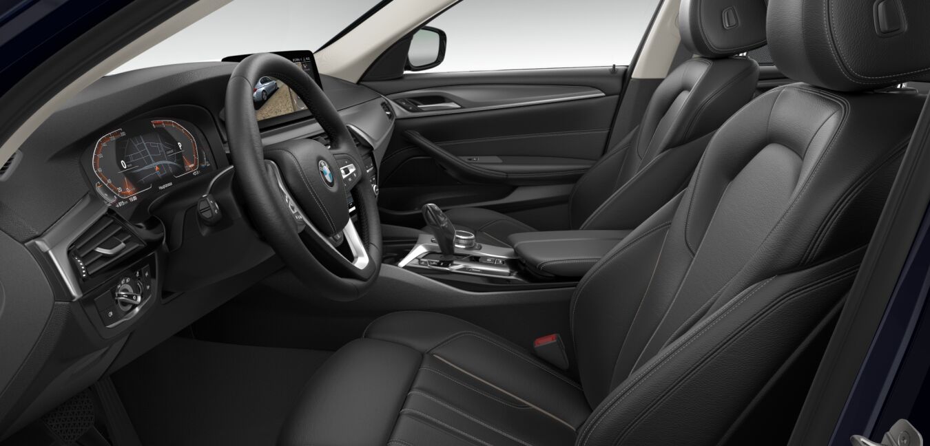 BMW BMW 5er im Innenraum seitlich
