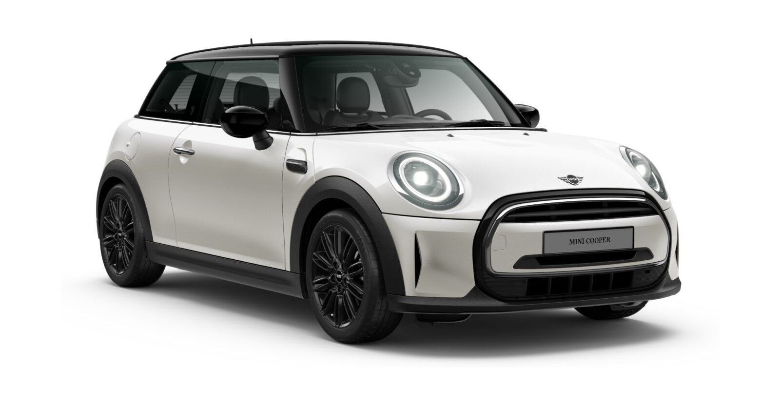 MINI Cooper 3-Türer in Weiß von vorne
