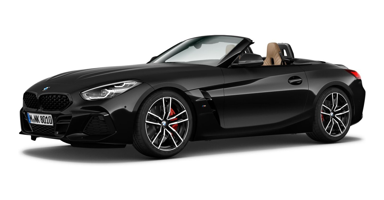 BMW Z4 M40i in Schwarz von vorne