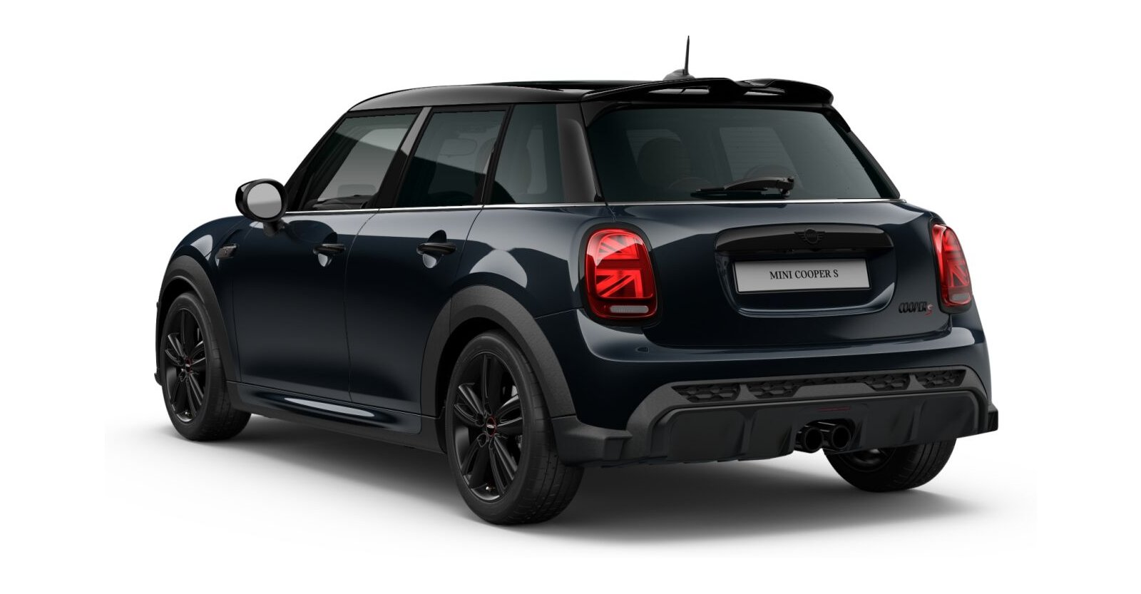 MINI MINI 5-Türer in Schwarz von hinten MINI MINI 5-Türer in Schwarz von hinten