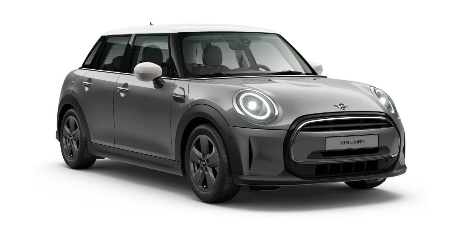 MINI Cooper 5-Türer in Grau von vorne