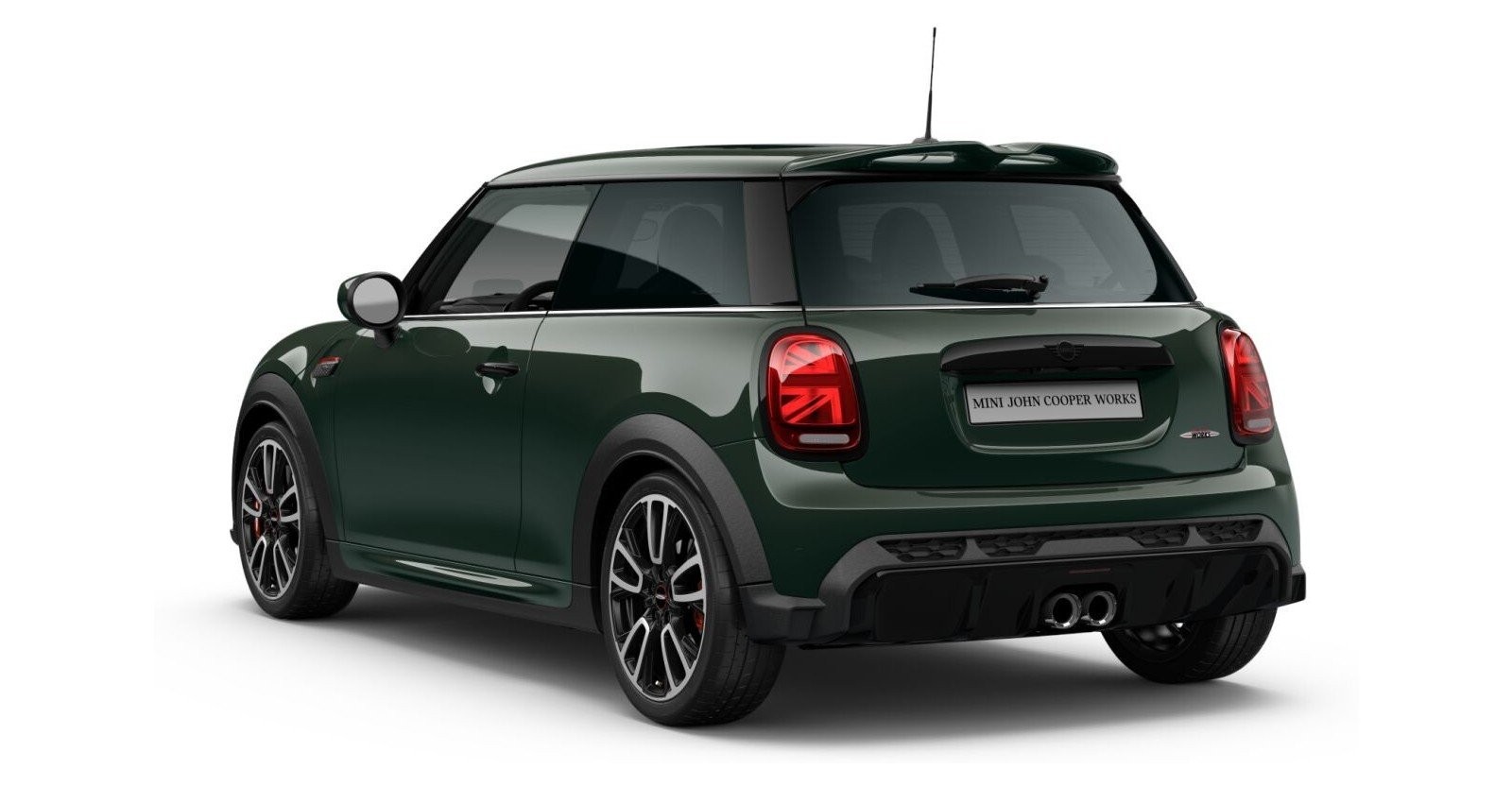 MINI MINI 3-Türer in Grün von hinten