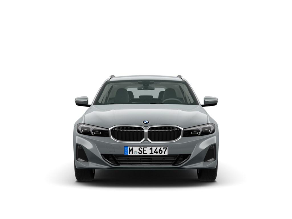 BMW 318i Touring von vorne in Grau